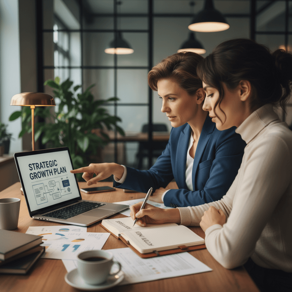 AI consulting and strategy session