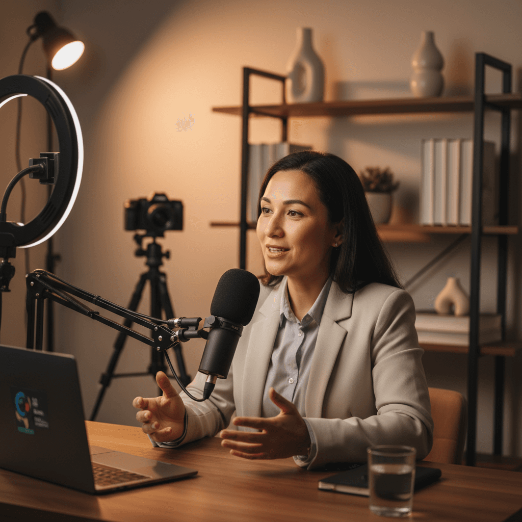 Professional video production for AI education